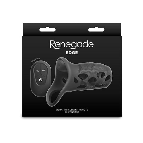NS Novelties Renegade Edge Vibrating Penis Sleeve - Penis Sleeves and Extenders