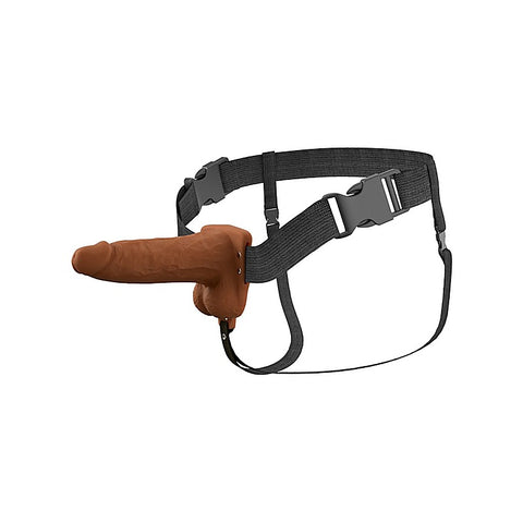 Pipedream Fantasy X-Tensions Elite 6 in. Vibrating Strap-On - Strap On Sextoys