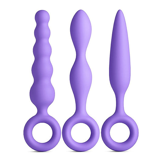 NS Novelties INYA Trio 3 Piece Silicone Butt Plug Kit - Butt Plugs