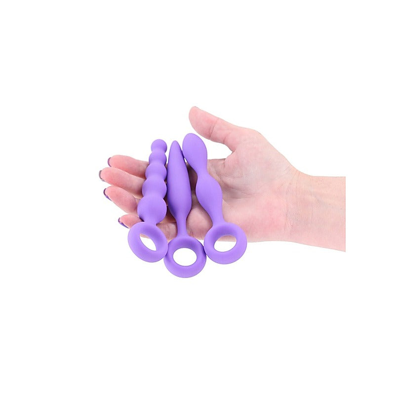 INYA Trio 3 Piece Silicone Butt Plug Kit by NS Novelties - Butt Plugs