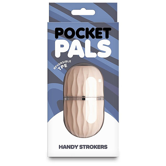 NS Novelties Pocket Pals Lexi White Reversible TPE Stroker - Masturbators and Strokers
