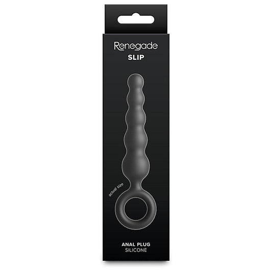 NS Novelties Renegade Slip Butt Plugs With Finger Ring - Butt Plugs
