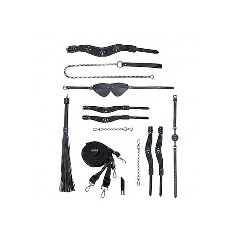 Shots Ouch! Venice Collection Bondage Kit with Bag - Bondage Kits