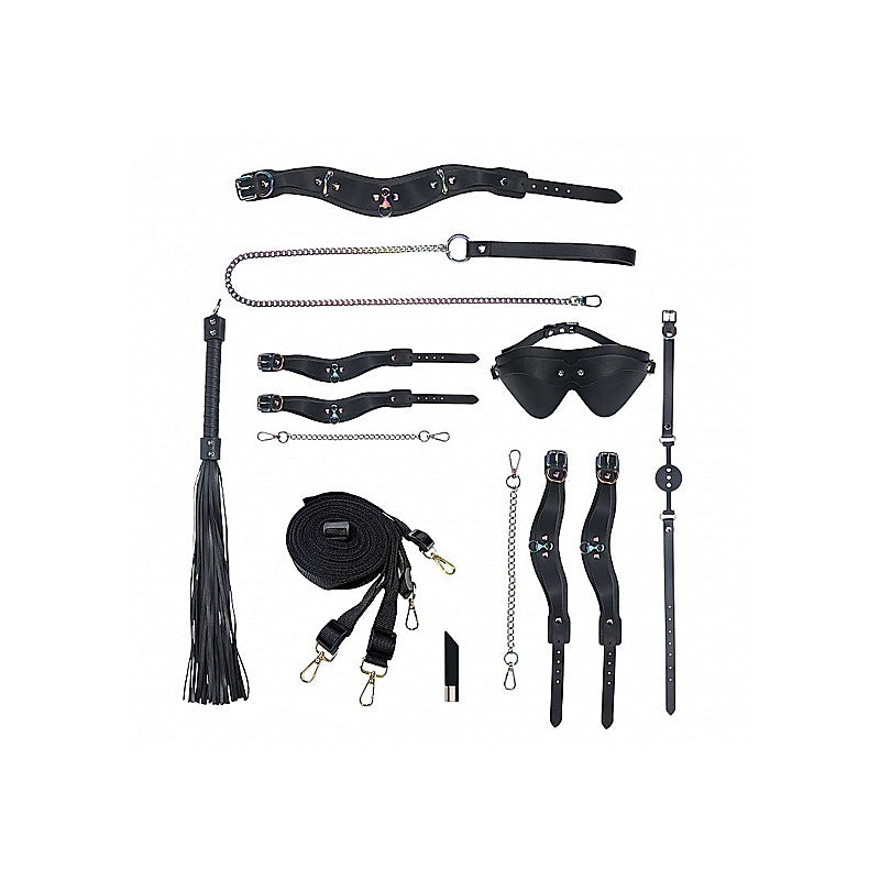 Shots Ouch! Venice Collection Bondage Kit with Bag - Bondage Kits