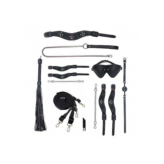 Shots Ouch! Venice Collection Bondage Kit with Bag - Bondage Kits