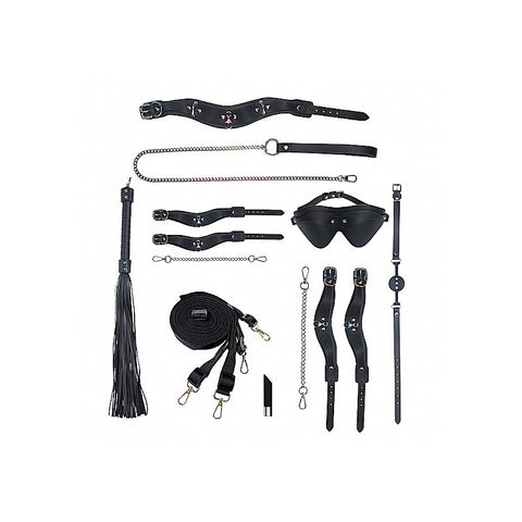 Shots Ouch! Venice Collection Bondage Kit with Bag - Bondage Kits
