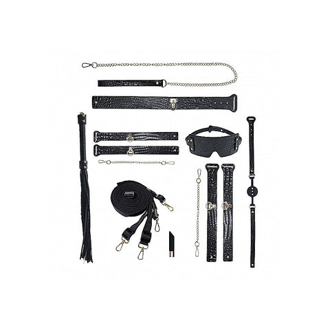 Shots Ouch! Rome Collection Fetish Play Kit With Bag - Bondage Kits