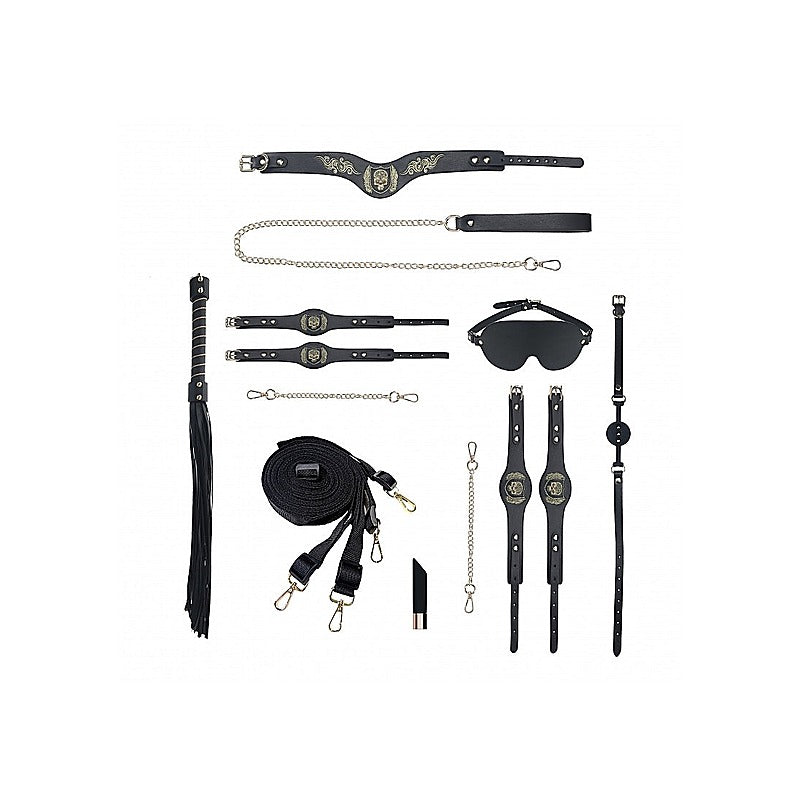 Shots Ouch! London Collection Bondage Kit With Bag - Bondage Kits