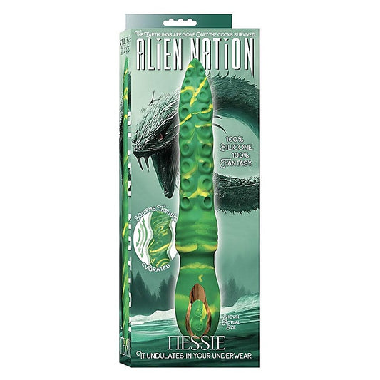 Icon Brands Alien Nation Nessie Squirming Fantasy Dildo - Vibrating Dildos