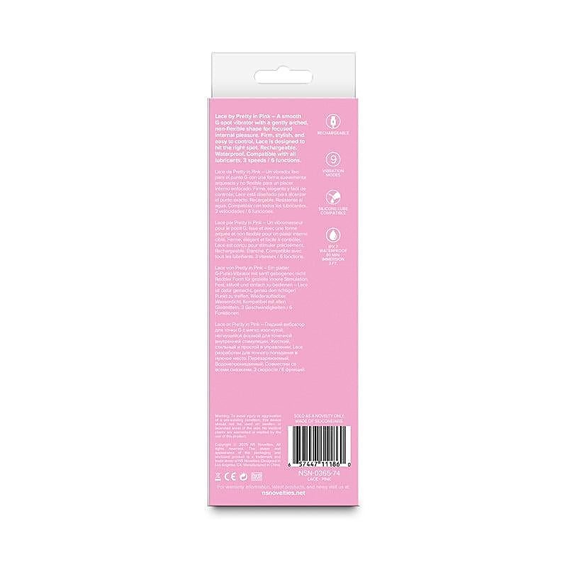 NS Novelties Pretty in Pink Lace Rechargeable G Spot Vibe - G-Spot Vibrators