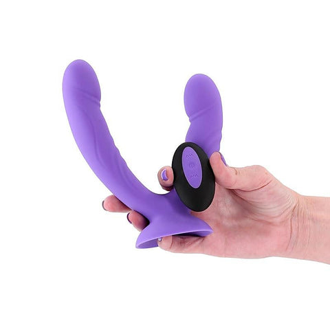 NS Novelties INYA Duet Remote Control Vibrating Double Dildo - Vibrating Dildos