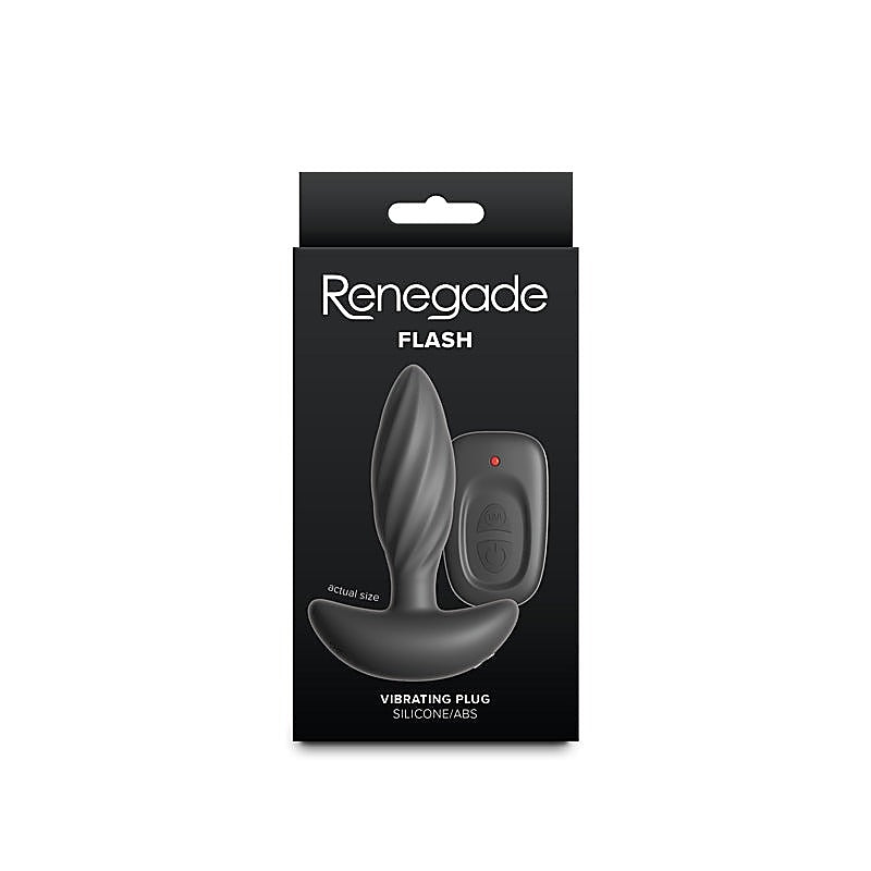 NS Novelties Renegade Flash Rechargeable Vibrating Butt Plug - Butt Plugs