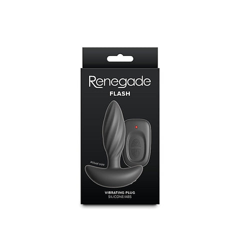 NS Novelties Renegade Flash Rechargeable Vibrating Butt Plug - Butt Plugs