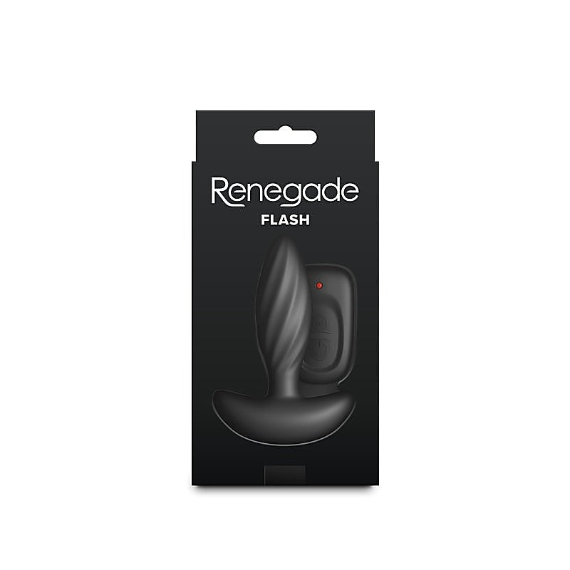 NS Novelties Renegade Flash Rechargeable Vibrating Butt Plug - Butt Plugs