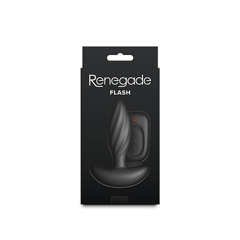 NS Novelties Renegade Flash Rechargeable Vibrating Butt Plug - Butt Plugs