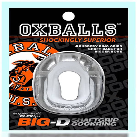 Big-D Shaft Grip Super Soft Cock Ring by Oxballs - Stretchy Cock Rings
