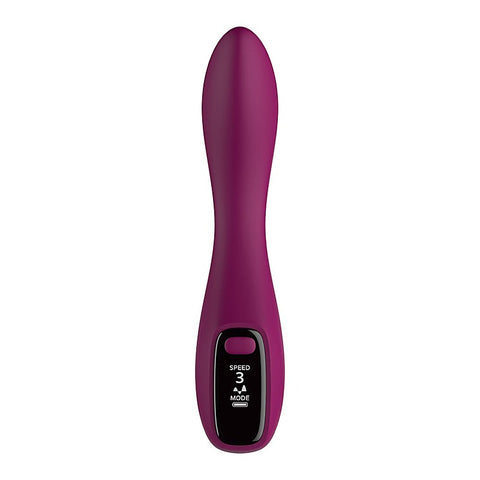 Rechargeable G-Spot Vibrator with LED Screen by Passion Play - G-Spot Vibrators