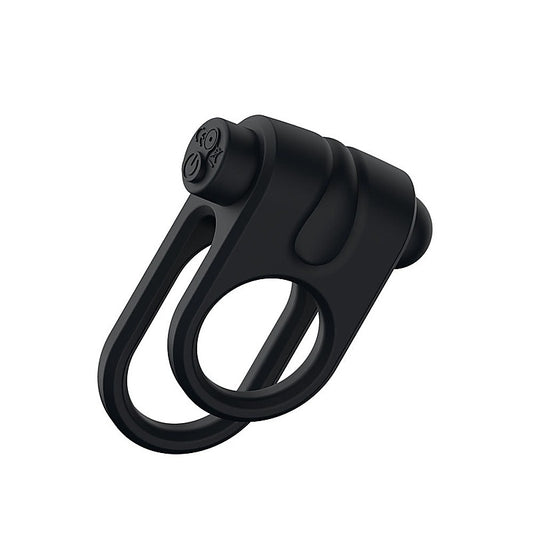 Passion Play Silicone USB Rechargeable Cock & Balls Ring - Vibrating Cock Rings