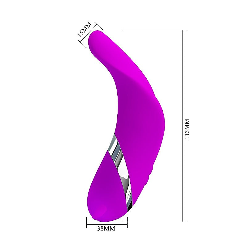 Baile Cute Rechargeable Lay-on G Spot Vibrator - G-Spot Vibrators