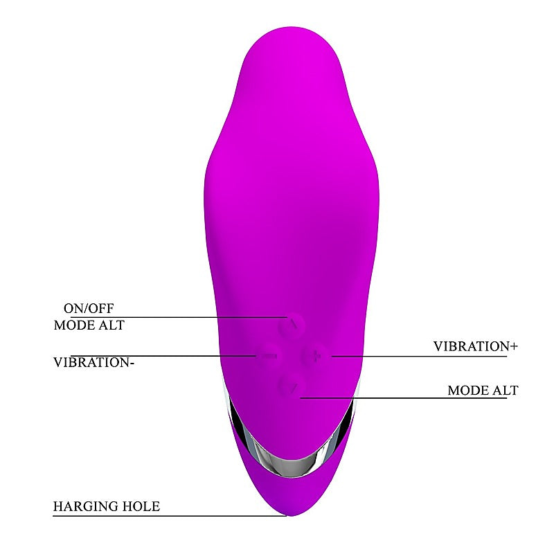 Baile Cute Rechargeable Lay-on G Spot Vibrator - G-Spot Vibrators