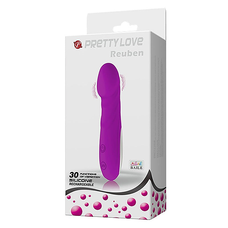 Reuben Petite Rechargeable Silicone G Spot Massager by Baile - G-Spot Vibrators