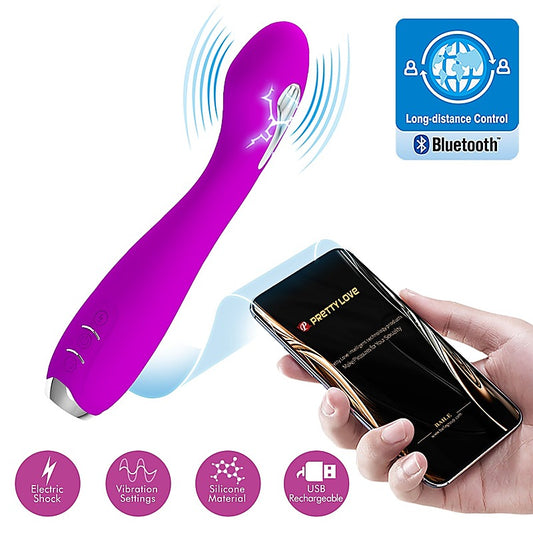 Baile Hector Mobile APP Control Electric Stimulation Vibe - G-Spot Vibrators