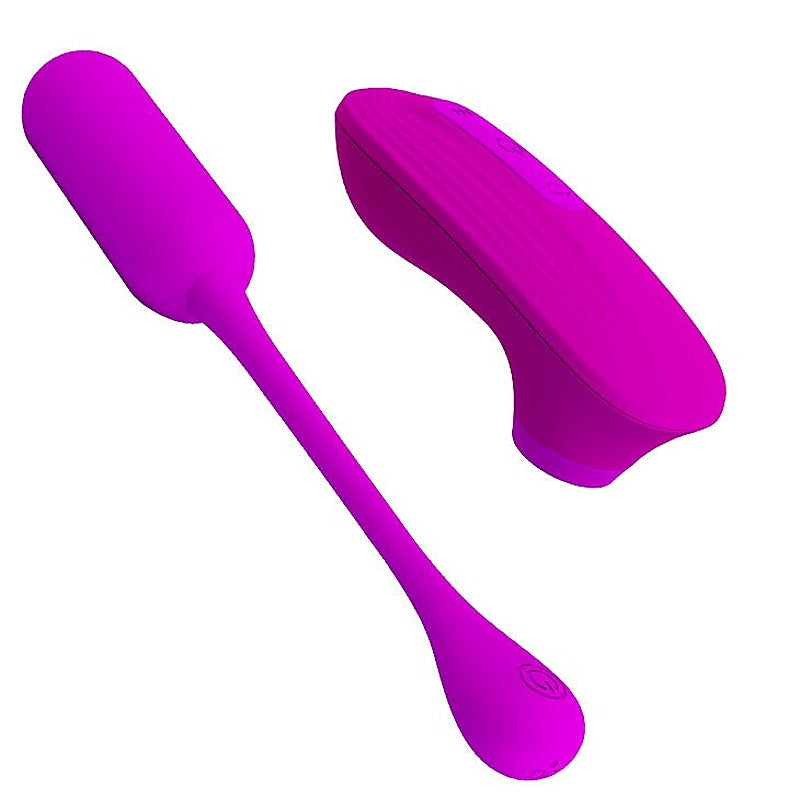 Remote Control Sucking Silicone Egg Vibrator by Baile - Love Eggs and Kegel Exercisers