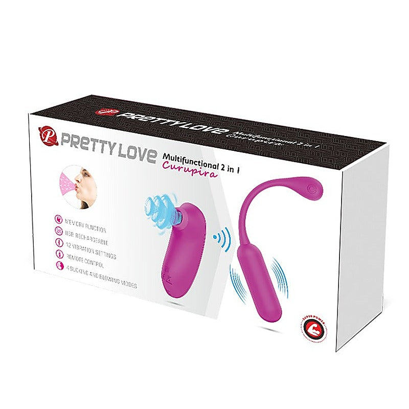 Remote Control Sucking Silicone Egg Vibrator by Baile - Love Eggs and Kegel Exercisers