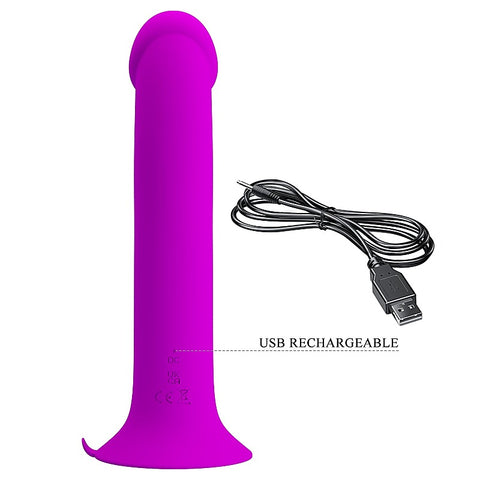 Murray Vibrating and Pulsating Silicone Dildo by Baile - Vibrating Dildos