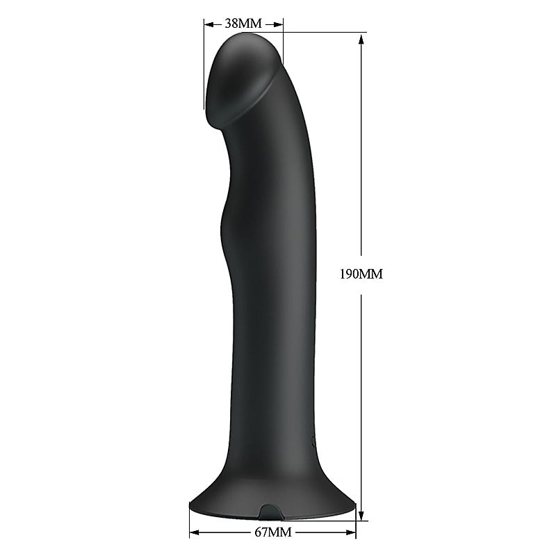 Murray Vibrating and Pulsating Silicone Dildo by Baile - Vibrating Dildos