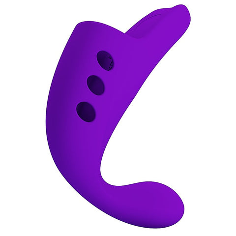 Gorgon 10 Functions Silicone Finger Vibrator by Baile - Finger and Tongue Vibrators