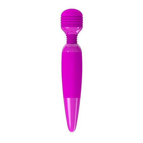 Baile Flirtatious Vibrating Silicone Body Wand Massager - Body Wands