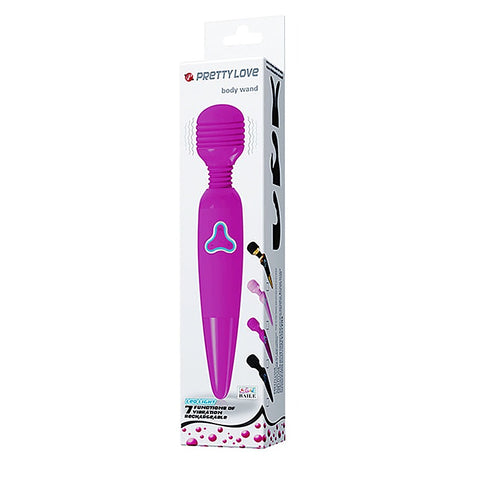 Baile Flirtatious Vibrating Silicone Body Wand Massager - Body Wands