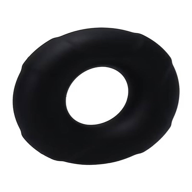 Buoy Stretchy Silicone Cock Ring Onyx by Tantus - Stretchy Cock Rings