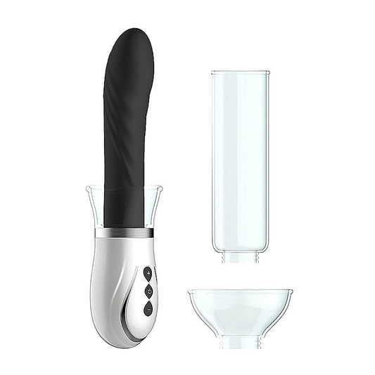 Shots Pumped Twister 4 in 1 Rechargeable Couples Pump Kit - Sex Toys For Couples
