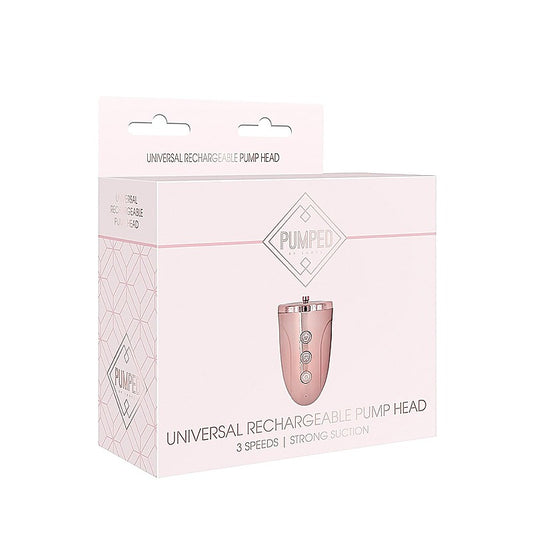 Shots Pumped Universal Rechargeable Penis Pump Head - Penis Pumps And Stretchers