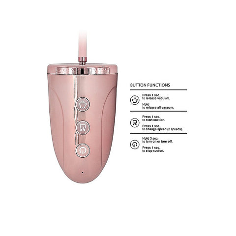Pumped Universal Rechargeable Penis Pump Head by Shots Toys - Penis Pumps And Stretchers