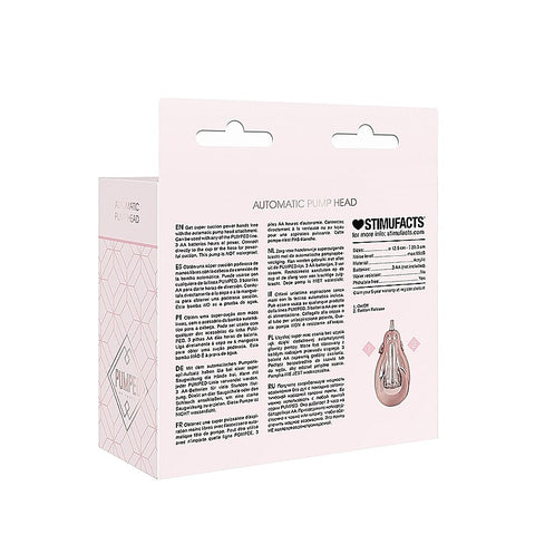 Pumped Automatic Penis Pump Head by Shots Toys - Penis Pumps And Stretchers