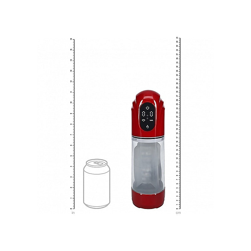 PUMPED TechnoThrust Automatic Masturbator Pump by Shots Toys - Masturbators and Strokers