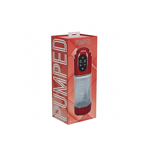 PUMPED TechnoThrust Automatic Masturbator Pump by Shots Toys - Masturbators and Strokers