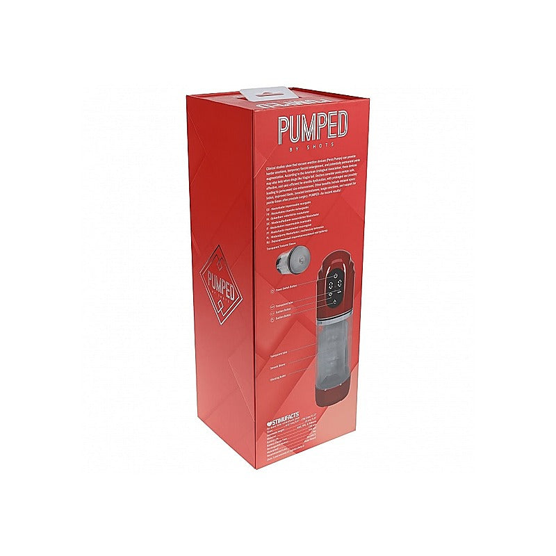 PUMPED TechnoThrust Automatic Masturbator Pump by Shots Toys - Masturbators and Strokers