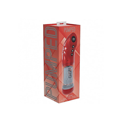 Shots PUMPED StrokeMate Rotating & Thrusting Masturbator - Masturbators and Strokers