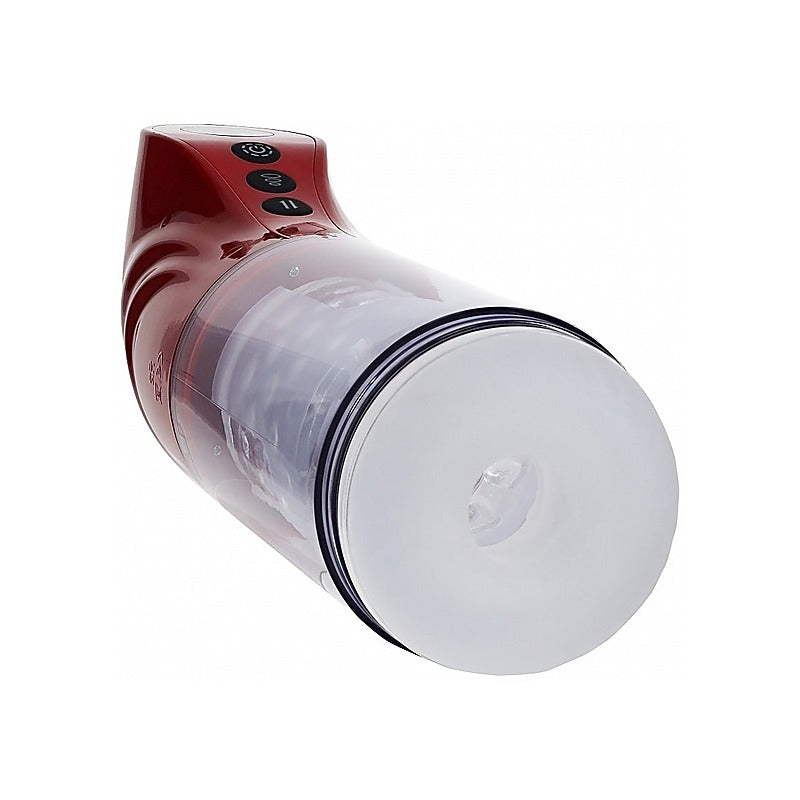 Shots PUMPED StrokeMate Rotating & Thrusting Masturbator - Masturbators and Strokers