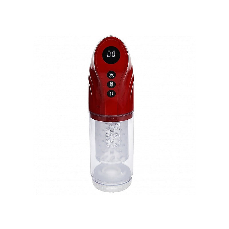 Shots PUMPED StrokeMate Rotating & Thrusting Masturbator - Masturbators and Strokers
