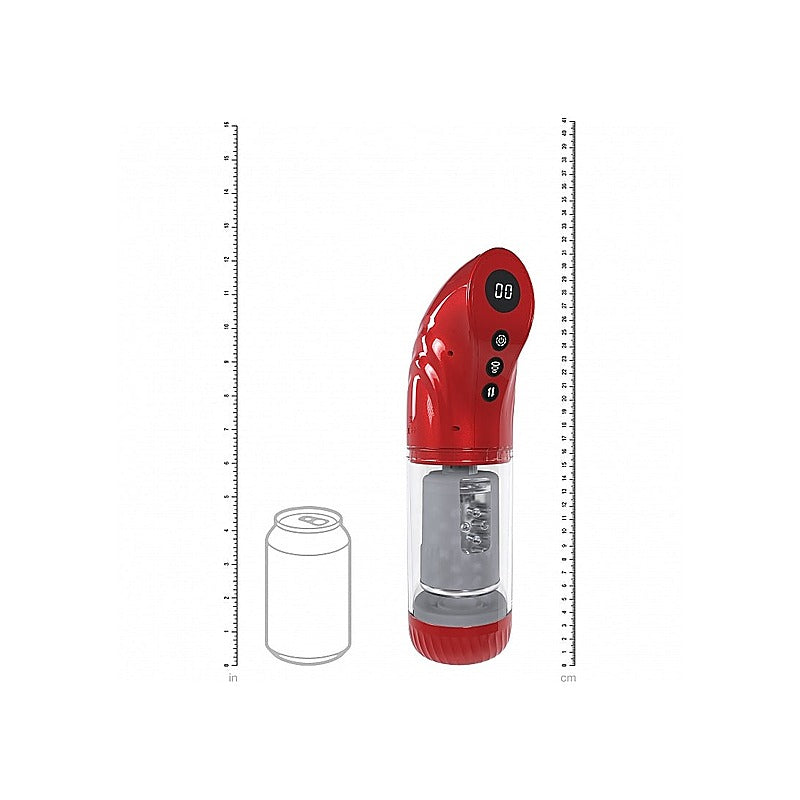 Shots PUMPED StrokeMate Rotating & Thrusting Masturbator - Masturbators and Strokers