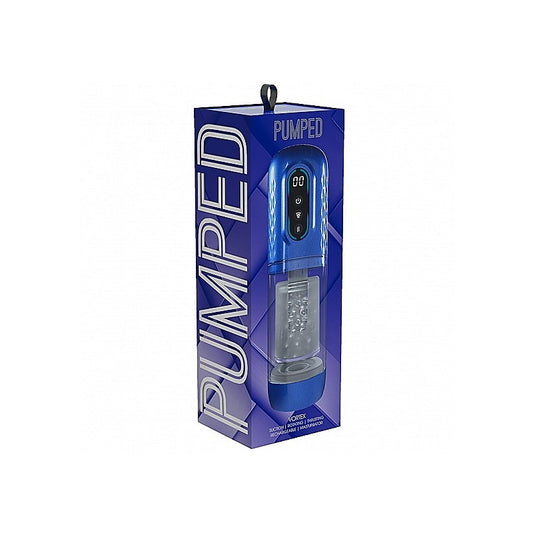 Shots PUMPED Vortex Thrusting and Rotating Male Masturbator - Masturbators and Strokers