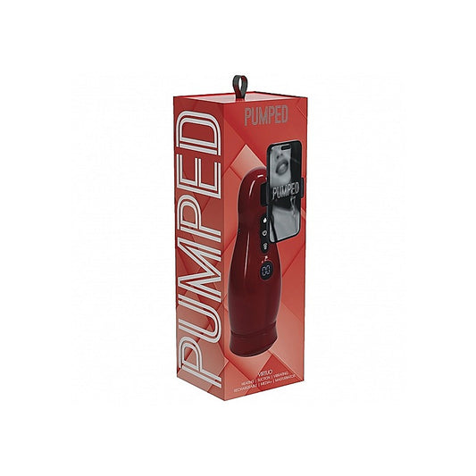 Shots PUMPED Virtuo 10 Function Vibrating Male Masturbator - Masturbators and Strokers