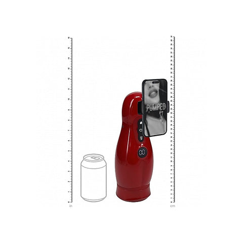 Shots PUMPED Virtuo 10 Function Vibrating Male Masturbator - Masturbators and Strokers