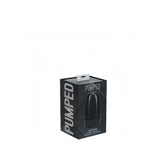 Shots PUMPED Vibrobator Negative Pressure Suction Masturbator - Masturbators and Strokers