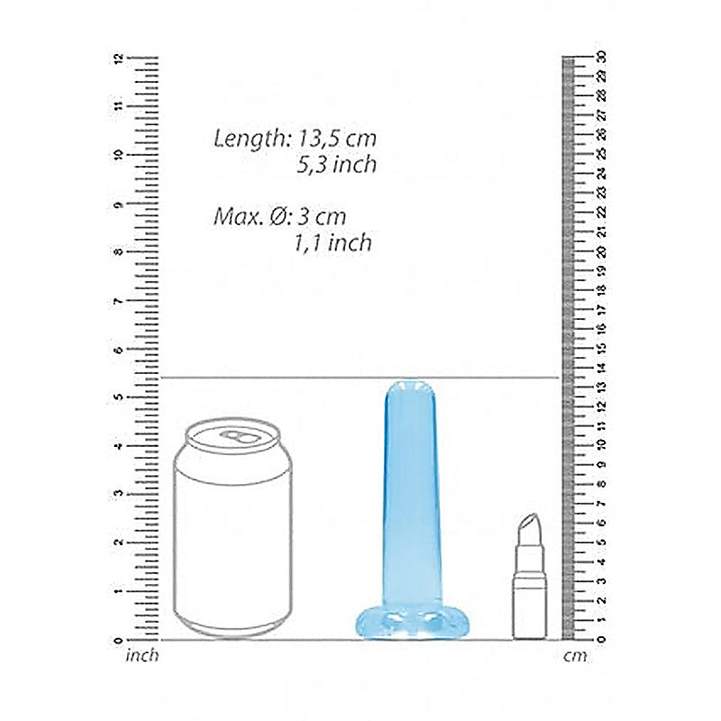 13.5 cm Non Realistic Dildo With Suction Cup by Shots Toys - Non-Realistic Dildos